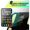 RunSTAR Smart Scale for Body Weight, Digital Bathroom Scale BMI Weighing Body Fat Scale, Body Composition Monitor Health Analyzer with Smartphone App, 400 lbs – Black(8 Electrodes)