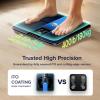 RunStar Scale for Body Weight, Precision Digital Bathroom Smart Scale with 3.5″ TFT Color Large Display for BMI Muscle Mass Heart Rate, 22 Body Composition Analyzer Sync APP, 400lb