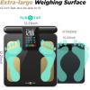 RunStar Scale for Body Weight and Fat Percentage, 8 Electrodes High Precision Digital Scale for BMI 28 Body Composition Measurement, Bathroom Smart Scales with Large Color Display FSA&HSA Eligible(BlackGold)