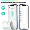 RunStar Scale for Body Weight and Fat Percentage, 8 Electrodes High Precision Digital Scale for BMI 28 Body Composition Measurement, Bathroom Smart Scales with Large Color Display FSA&HSA Eligible(Silver)