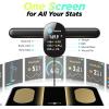 RunStar Smart Scale FSA&HSA Eligible, 8 Electrodes Digital Bathroom Scale for Body Weight and Fat, BMI, Muscle Mass 28 Body Composition Measurement, with Full-Color TFT LCD on Retractable Handle(black)