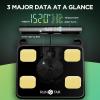 RunStar Smart Scale for Body Weight FSA&HSA Eligible, 8-Electrode Digital Bathroom Scale with BMI, Body Fat Percentage & Muscle Mass to 28 Body Composition and Printable Body Analysis Report(Black-gold)