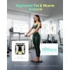 RunStar Smart Scale for Body Weight, Full-Body Bathroom Scale with 8 Electrodes for BMI, Muscle Mass, 3-Metric Display, High-Accuracy Body Composition Monitor with 28 Metrics & App Connectivity