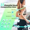RunStar Smart Scale for Body Weight and Fat Percentage, High Accuracy Digital Bathroom Scale with Large Display for BMI Heart Rate 22 Body Composition Analyzer Sync with Fitness App 400lb(Large)