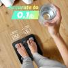 RunStar Smart Scale for Body Weight and Fat Percentage, High Accuracy Digital Bathroom Scale with Large Display for BMI Heart Rate 22 Body Composition Analyzer Sync with Fitness App 400lb(Large)