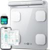 RunStar Smart Scale for Body Weight FSA&HSA Eligible, 8-Electrode Digital Bathroom Scale with BMI, Body Fat Percentage & Muscle Mass to 28 Body Composition and Printable Body Analysis Report(Silver)