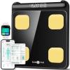 RunStar Smart Scale for Body Weight FSA&HSA Eligible, 8-Electrode Digital Bathroom Scale with BMI, Body Fat Percentage & Muscle Mass to 28 Body Composition and Printable Body Analysis Report(Black-gold)