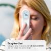 Greater Goods No-Touch Infrared Digital Thermometer for Adults, Kids, and Babies, Forehead Thermometer with Ergonomic Grip, Fever Alarm, Powder Blue(White)