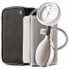 Greater Goods Sphygmomanometer, Latex-Free Manual Blood Pressure Cuff, Home Use, Elderly Care with Carrying Case, Onyx Black(Cloud Gray)