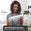 Greater Goods Smart Scale – Track Your Weight Loss Journey with Verified Accuracy & Smart Goal-Based Monitoring | Wi-Fi & Bluetooth Sync(Clear)
