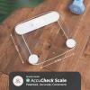 Greater Goods Smart Scale – Track Your Weight Loss Journey with Verified Accuracy & Smart Goal-Based Monitoring | Wi-Fi & Bluetooth Sync(Clear)