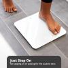 Greater Goods Smart Scale – Track Your Weight Loss Journey with Verified Accuracy & Smart Goal-Based Monitoring | Wi-Fi & Bluetooth Sync(White)