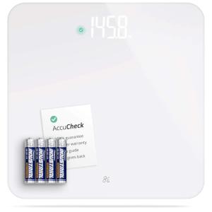 Greater Goods Smart Scale – Track Your Weight Loss Journey with Verified Accuracy & Smart Goal-Based Monitoring | Wi-Fi & Bluetooth Sync(White)