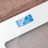Greater Goods Body Fat Scale, Accurate Digital Weight and Health Metrics, Body Composition, and Weight Measurements, Glass Top, with Large Backlit Display (Silver)(Basic  White/Clear)