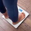 Greater Goods Body Fat Scale, Accurate Digital Weight and Health Metrics, Body Composition, and Weight Measurements, Glass Top, with Large Backlit Display (Silver)(Basic  White/Clear)