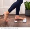 Greater Goods Body Fat Scale, Accurate Digital Weight and Health Metrics, Body Composition, and Weight Measurements, Glass Top, with Large Backlit Display (Silver)(Basic – Clear)