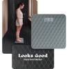 Greater Goods Designer Bathroom Scale: Non-Slip Silicone Cover, Hidden LED Display, Spot-On Precision, 400 lb Capacity (Gray)(Scale w/ Gray Silicone Cover)