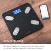 Greater Goods Digital Bathroom Scale for Body Weight, BMI, Body Fat, Muscle Mass, Bluetooth Smart Scale with App Integration, 400 lbs, Black(Black  Bluetooth BMI Scale)