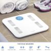 Greater Goods Digital Bathroom Scale for Body Weight, BMI, Body Fat, Muscle Mass, Bluetooth Smart Scale with App Integration, 400 lbs, Black(White  Basic Wifi Model w/ Circle Screen)
