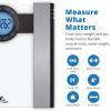 Greater Goods Weight Gurus Scale for Body Weight, Digital Bluetooth Scale for BMI, Body Fat, Muscle Mass, 400lb, Designed in St. Louis(Bluetooth – Clear)