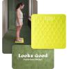Greater Goods Weight Gurus Scale for Body Weight, Digital Bluetooth Scale for BMI, Body Fat, Muscle Mass, 400lb, Designed in St. Louis(Scale w/ Green Silicone Cover)