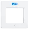 Greater Goods Body Fat Scale, Accurate Digital Weight and Health Metrics, Body Composition, and Weight Measurements, Glass Top, with Large Backlit Display (Silver)(Basic  White/Clear)