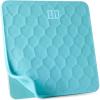 Greater Goods Designer Bathroom Scale: Non-Slip Silicone Cover, Hidden LED Display, Spot-On Precision, 400 lb Capacity (Gray)(Scale w/ Aqua Silicone Cover)