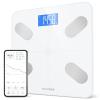 Greater Goods Digital Bathroom Scale for Body Weight, BMI, Body Fat, Muscle Mass, Bluetooth Smart Scale with App Integration, 400 lbs, Black(White  Basic Wifi BMI)