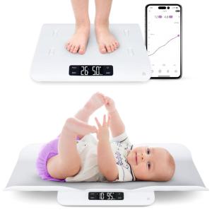 Greater Goods Smart Bluetooth Baby Scale with in-House Algorithm for Wiggly Babies, Infants, and Toddlers(Bluetooth Scale (Connected))