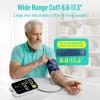 RunStar Smart Blood Pressure Monitor for Home Use, with Wide Upper Arm Blood Pressure Cuff (8.6” -17.3”), FSA&HSA Eligible, 6.5” Clear LED Display, AFib Detection, Connect App for iOS & Android